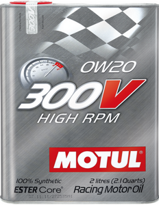 MOTUL 300V 0w20 High RPM 2л. 100% синтетика Ester Core, масло моторное